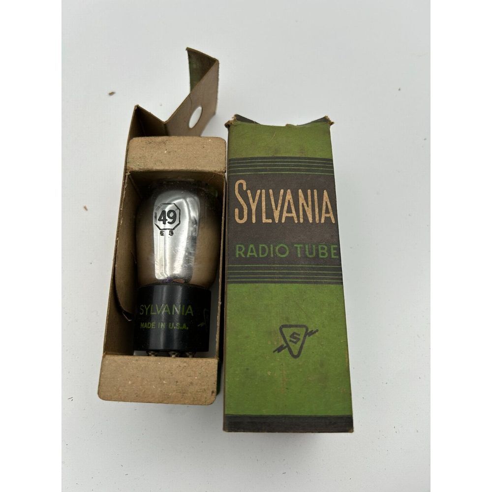 Vintage Sylvania Radio Tube 49 M-R NOS Made in USA‎